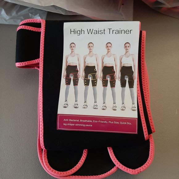NWT 💎 High Waist Trainer - Black w/Pink - Size L/XL - Read Details - Picture 3 of 8
